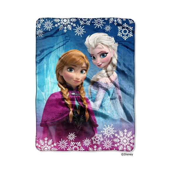 Disney Frozen Frozen Land Plush 60x80 Twin Size Throw/Blanket