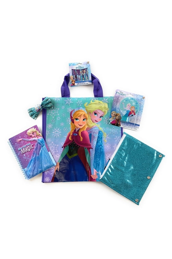 Frozen Gift Set Anna Elsa Princess Girl Kid Art Activity 6 Piece Pack