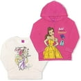 thumbnail image 1 of Disney Frozen Girl's 2-Piece Zip Up Hoodie and Crewneck Sweatshirt Set, 1 of 3