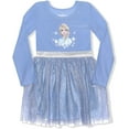 thumbnail image 1 of Disney Frozen Girl's Elsa Long Sleeve Dress, Knee Length Casual Clothing for Kids, 1 of 2