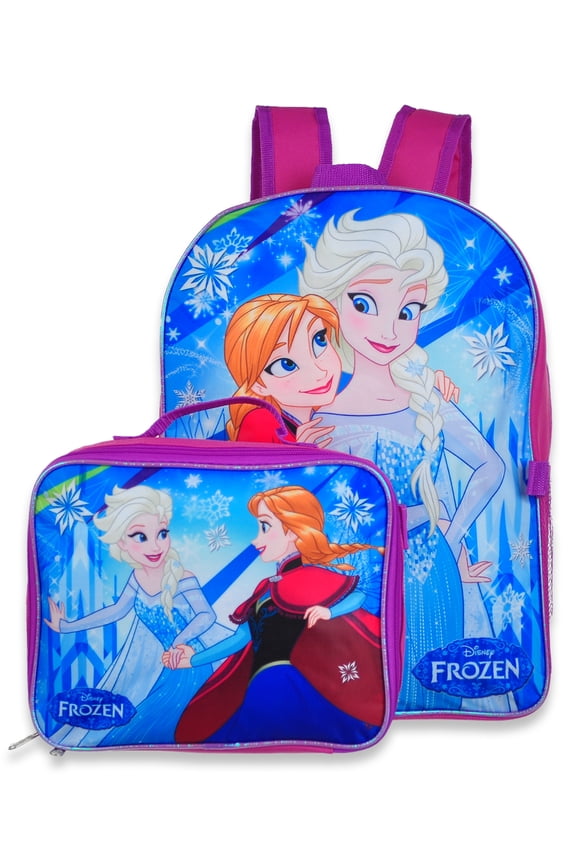 Girls' 2-Piece Backpack And Lunchbox Set - blue/multi, one size