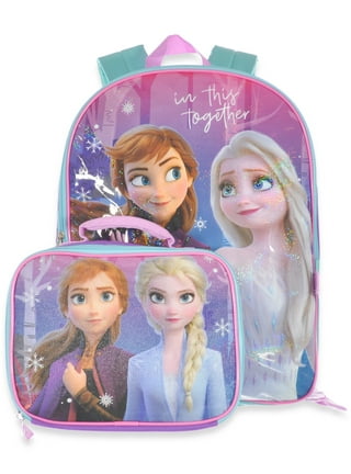 Lunch Bag - Disney - Frozen - Elsa Olaf & Anna Black New A07972BK
