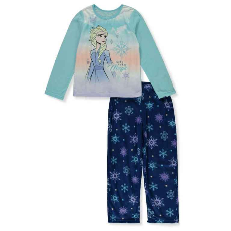 Disney Frozen Girls 2 Piece Pajamas Set blue multi 4t Toddler