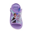 thumbnail image 1 of Disney Frozen Girls Anna And Elsa Dual Sizes Hook And Loop Sandals. (Toddler Little Kids)Purple, Size: 910, 1 of 7