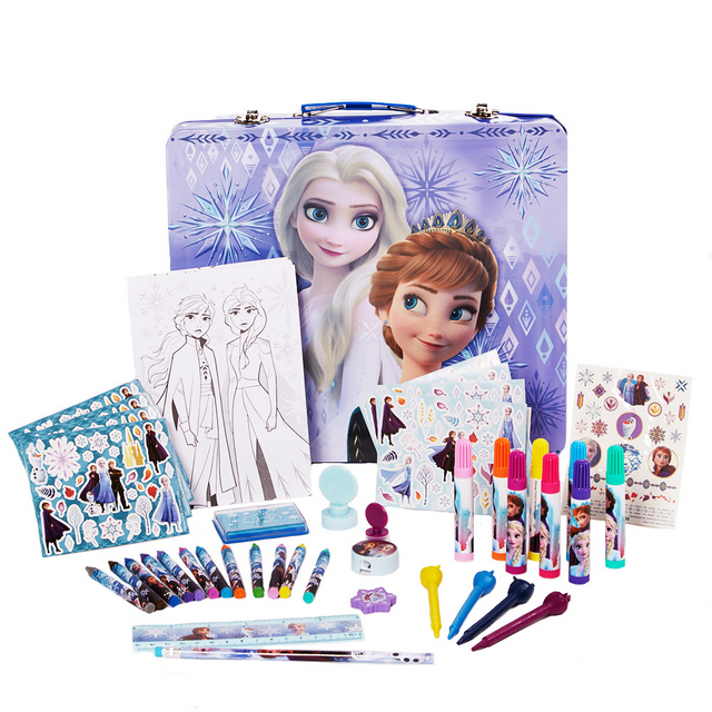 Disney Frozen Elsa Art Set Drawing & Coloring Supplies with Carrying