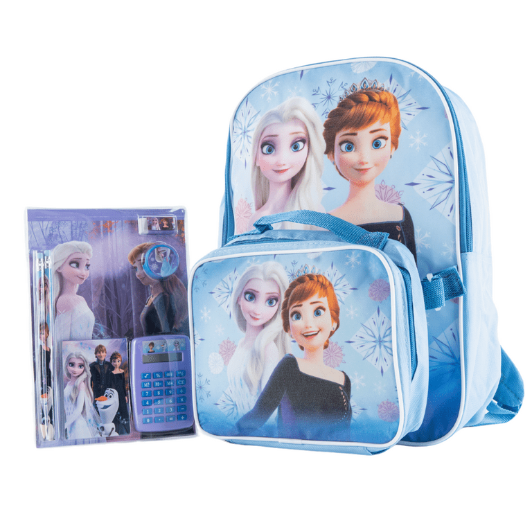 Frozen 2 Elsa Anna Girls Soft Insulated Flip Sequin School Lunch