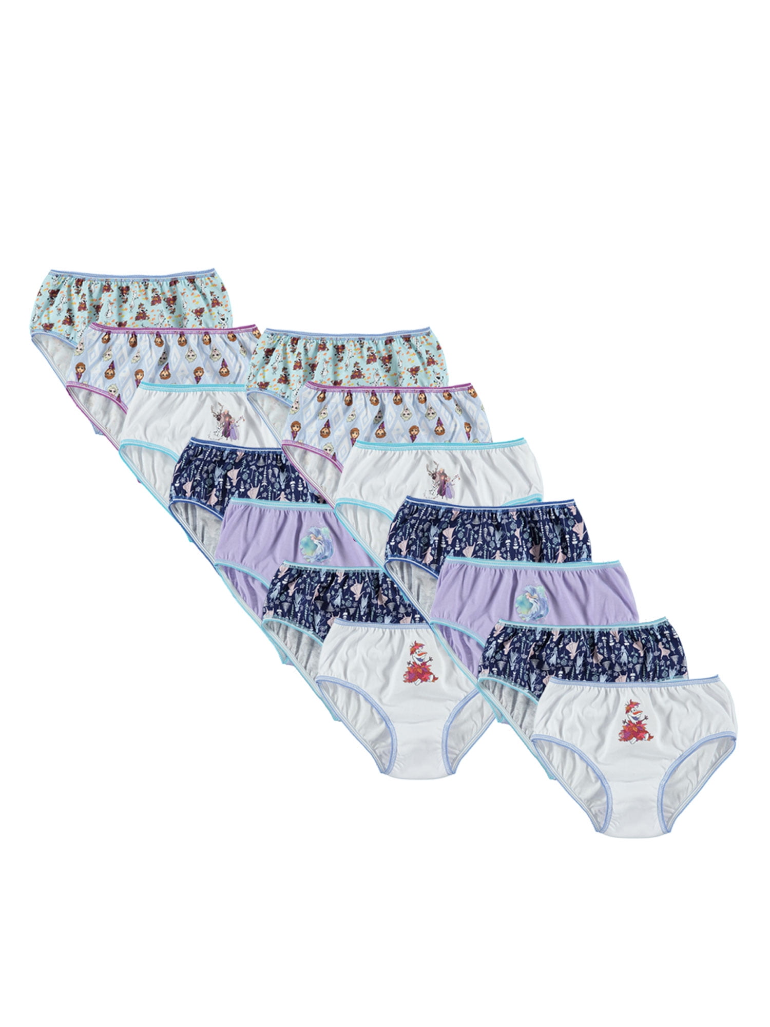 Disney Frozen Girls Brief Underwear 14-Pack, Sizes 4-8 