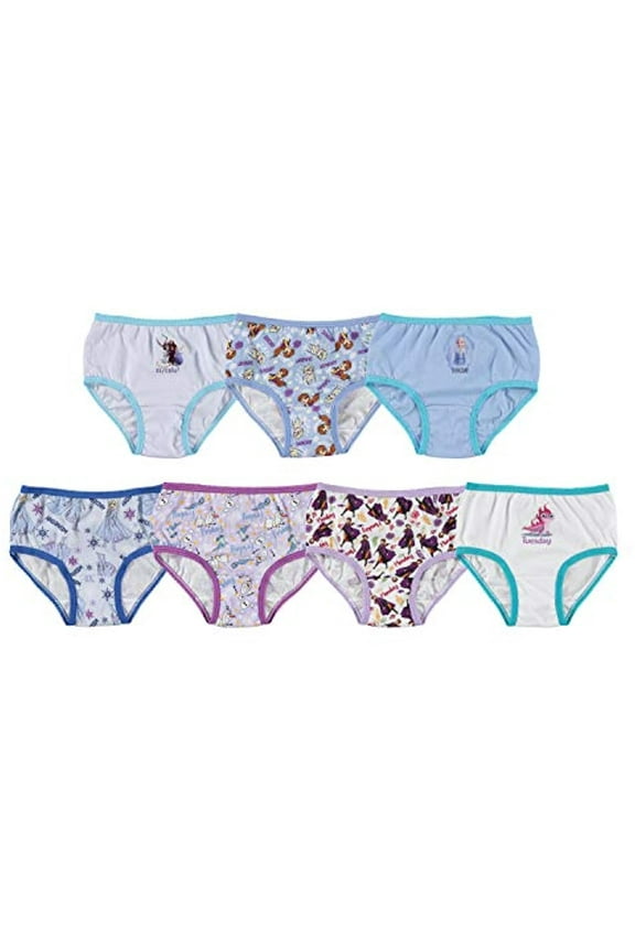 Girls Brief Underwear 7-Pack, Sizes 4-8