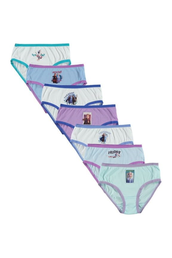Girls Brief Underwear 7-Pack, Sizes 4-8