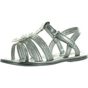 DISNEY FROZEN Girls Elsa and Anna Silver Fashion Sandals