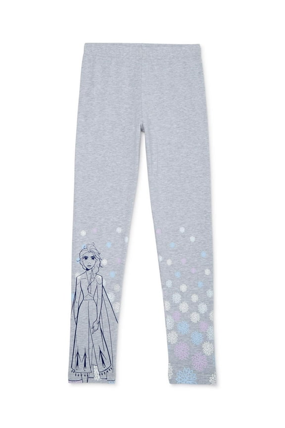 Frozen Girls Floral Border Leggings Pant, Sizes 7-8