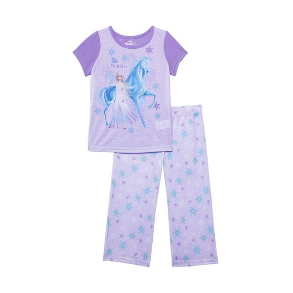 Disney Frozen Girls Pajama, 2 Piece Sleep Set, Be Fearless, Be Fearless, Size: 8
