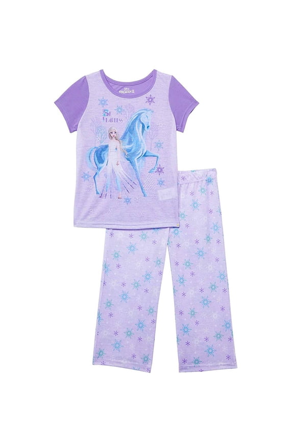 Frozen Girls Pajama, 2 Piece Sleep Set, Be Fearless, Be Fearless, Size: 8
