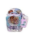 Disney Frozen Girls Pink Backpack with Lunch Bag 4Piece Set