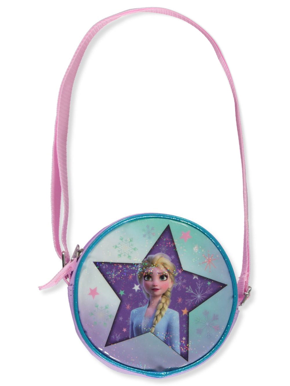 Disney Frozen Elsa Olaf & Anna Pink Passport/Cross-body/Purse/Handbag -  Walmart.com