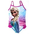 thumbnail image 1 of Disney Frozen Girls Swimsuit Swimwear (6, Elsa Blue), 1 of 1