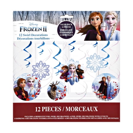 Disney Frozen Hanging Decorations, 12ct