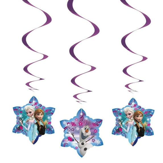 Disney Frozen Hanging Decorations Birthday Party Supplies 3 Ct