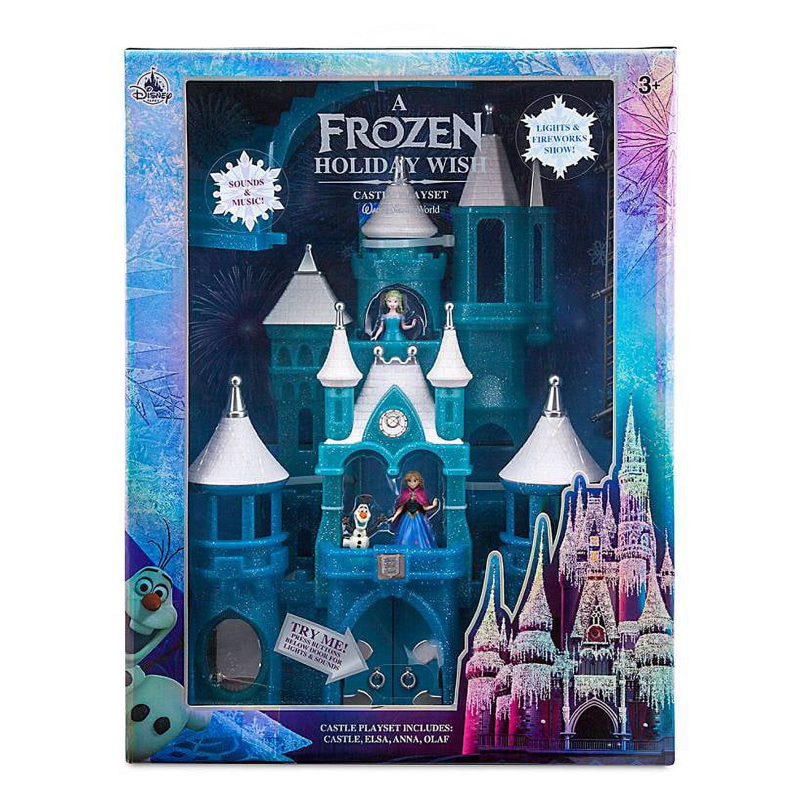 Disney Frozen Holiday Wish Castle Play Set, Icy Blue, 22.5'' H x