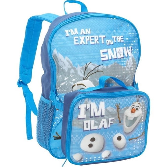 Disney Frozen "I'M Olaf" Backpack With Lunchbox - Blue, One Size