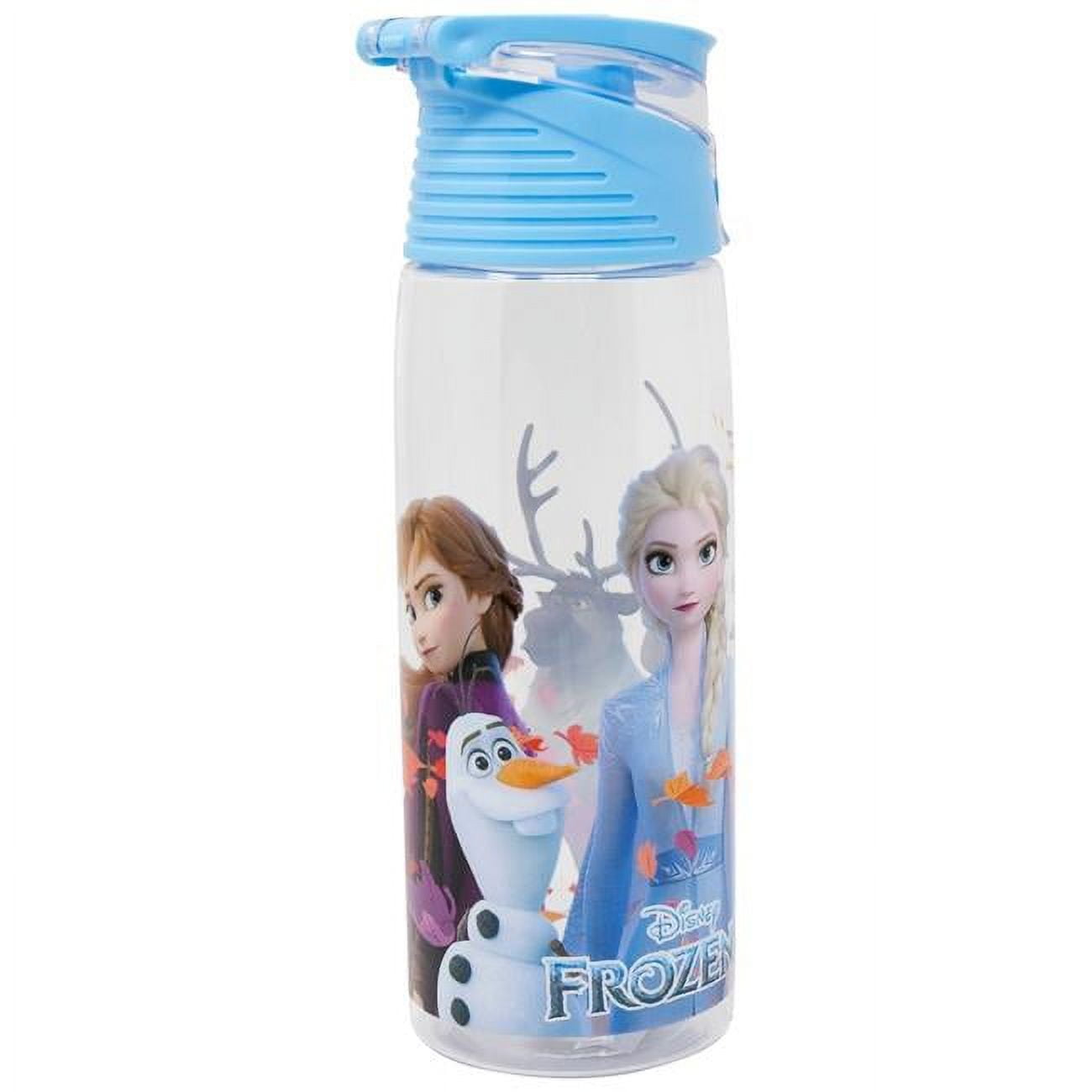 DISNEY FROZEN ELSA ANNA OLAF Zak!® No Leak BPA-Free Plastic 16 oz. Water  Bottle