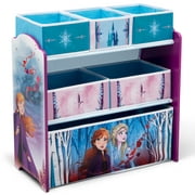 Disney Frozen II Design and Store 6 Bin Toy Organizer by Delta Children, Greenguard Gold Certified