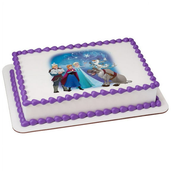 Disney Frozen II Mythical Journey Image Cake