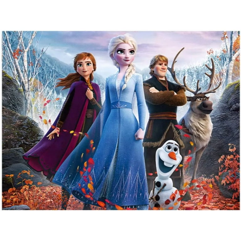 Puzzle ~ (24x18 in.) 3D Pieces 500 Frozen Disney Prime II