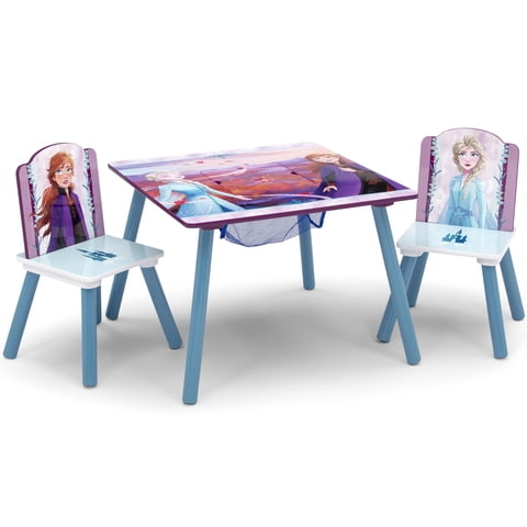 Disney Frozen II Table and Chair Set with Storage by Delta Children