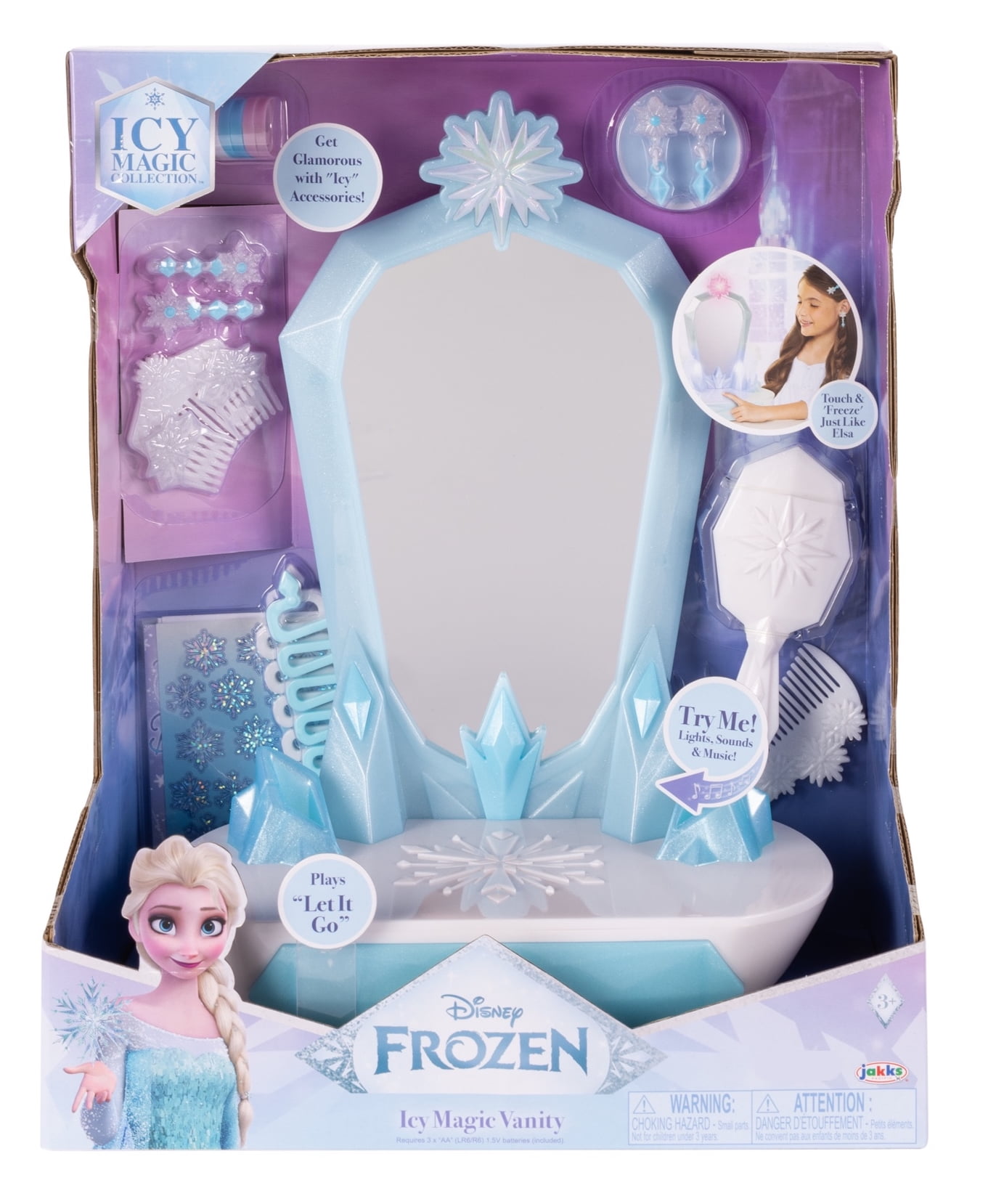 Disney Frozen Ice Table Top Vanity Playset for Kids Ages 3 and Up