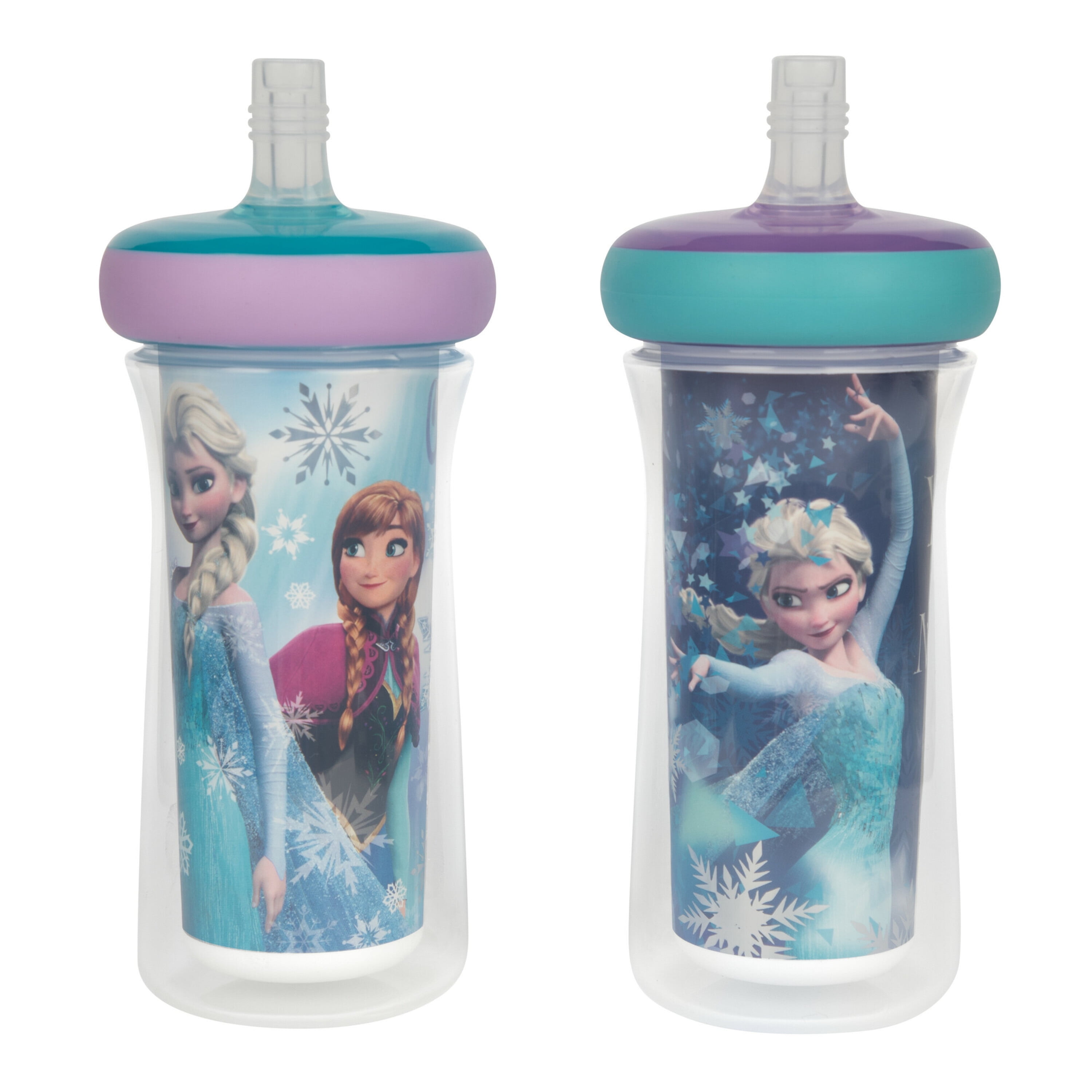 470ml Disney Frozen Children's Cup with A Straw Fall Portable