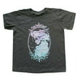thumbnail image 1 of Disney Frozen Junior Women's Elsa Heathered Gray T-Shirt - Large, 1 of 2