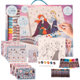 thumbnail image 1 of Disney Frozen Kids Art Set Stickers Markers and Paint Canvas 1000+ Piece Set For Girls, 1 of 9