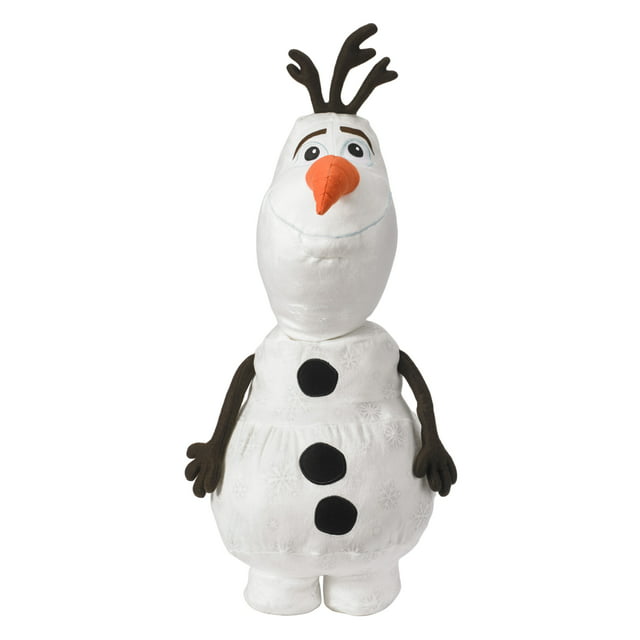 Disney Frozen Kids Olaf Bedding Plush Cuddle and Decorative Pillow Buddy, White