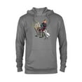 thumbnail image 1 of Disney Frozen Kristoff Olaf Sven T-Shirt - Pullover Hoodie for Adults - Customized-Graphite Heather, 1 of 5