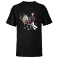 thumbnail image 1 of Disney Frozen Kristoff Olaf Sven T-Shirt - Short Sleeve T-Shirt for Kids - Customized-Black, 1 of 5