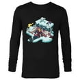 thumbnail image 1 of Disney Frozen Kristoff, Sven, Anna & Marshmallow - Long Sleeve T-Shirt for Men - Customized-Black, 1 of 5