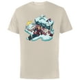 thumbnail image 1 of Disney Frozen Kristoff, Sven, Anna & Marshmallow - Short Sleeve Cotton T-Shirt for Adults - Customized-Natural, 1 of 5
