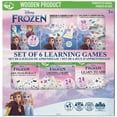 thumbnail image 1 of Disney: Frozen Learning Games - Set Of 6 - Wooden Puzzles & Flashcards, Bilingual, Fun Educational Based Play, Shapes-Colors-Numbers-Math, Kids 3+, 1 of 9
