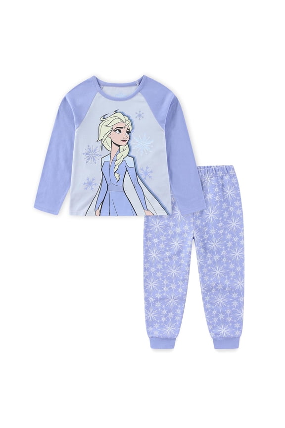 Frozen Long Sleeve Shirt and French Terry Pants Set (Girls), 2 Piece Set, Sizes 2T-6X