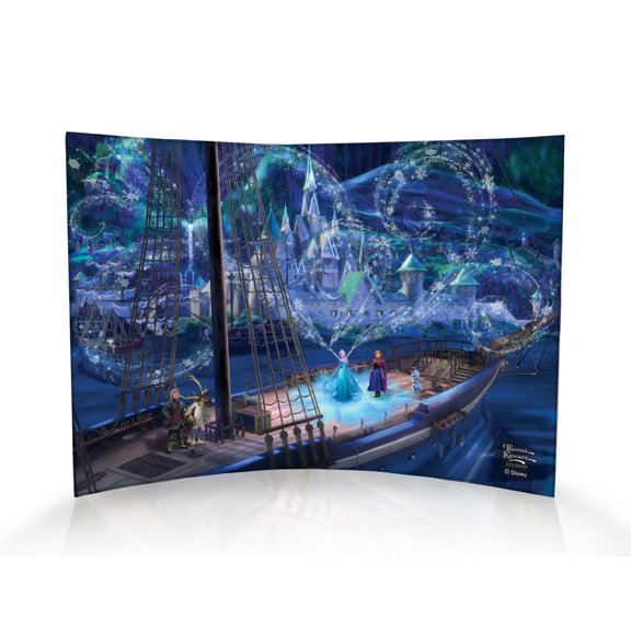 Disney (Frozen  Love and Magic) 10" x 7" Curved Acrylic Print ACP1007CUR872