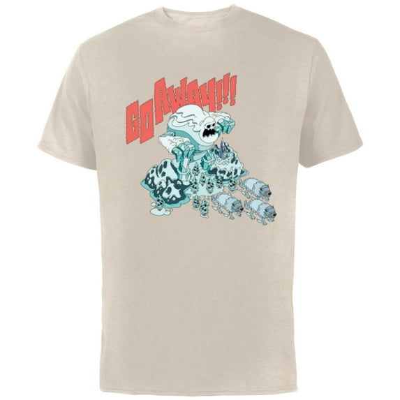 Disney Frozen Marshmallow Go Away! - Short Sleeve Cotton T-Shirt for Adults - Customized-Natural