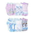 thumbnail image 1 of Disney Frozen No-Show Breathable Printed Socks (Toddler) 6 Pack, 1 of 3