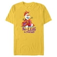 thumbnail image 1 of Disney Frozen Olaf Autumn Fall Funny Be-LEAF in Yourself - Short Sleeve Blended T-Shirt for Adults - Customized-Yellow, 1 of 5