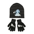 thumbnail image 1 of Disney Frozen Olaf Boo Youth Striped Beanie and Glove Set, 1 of 1