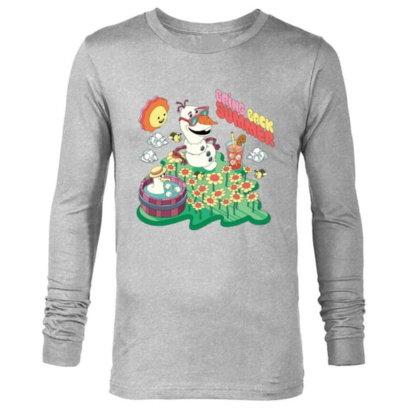 Disney Frozen Olaf Bring Back Summer - Long Sleeve T-Shirt for Men - Customized-Athletic Heather