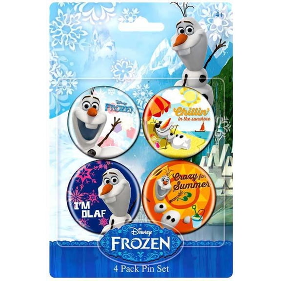Disney Frozen Olaf Buttons 4-Pack
