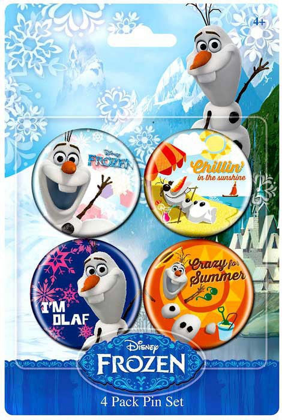 Disney Frozen Olaf Buttons 4-Pack - Walmart.com