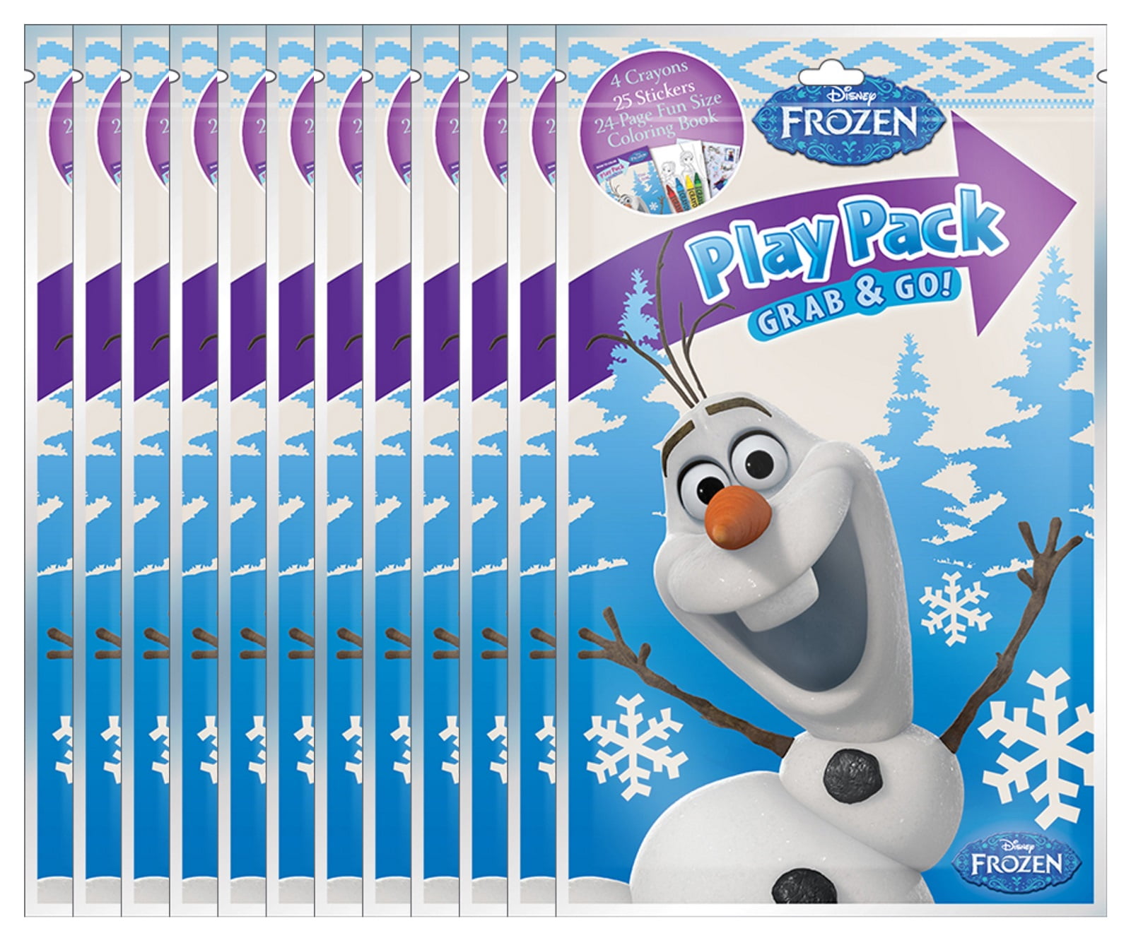 Disney Frozen - Olaf - Grab & Go Play Packs (Pack of 12) - Walmart.com