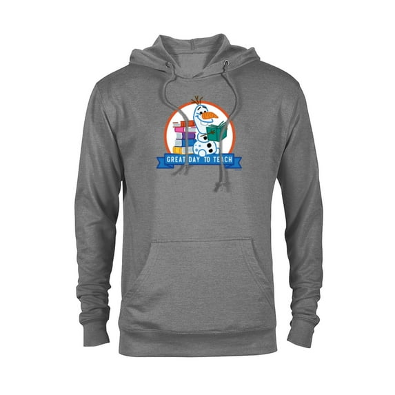 Disney Frozen Olaf Great Day to Teach National Teacher’s Day - Pullover Hoodie for Adults - Customized-Athletic Heather